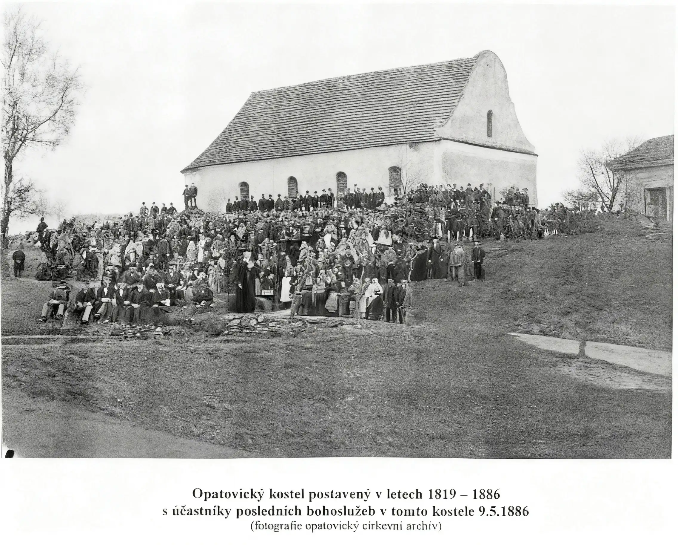 Starý kostel před přestavbou